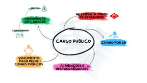 mapa mental resumindo a definição de cargo público