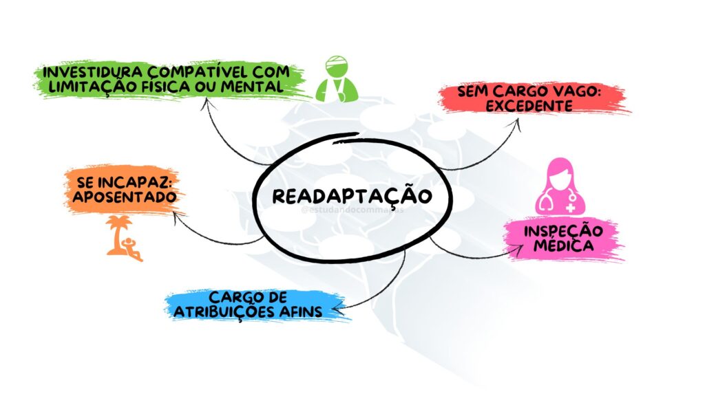 mapa mental resumindo readaptação